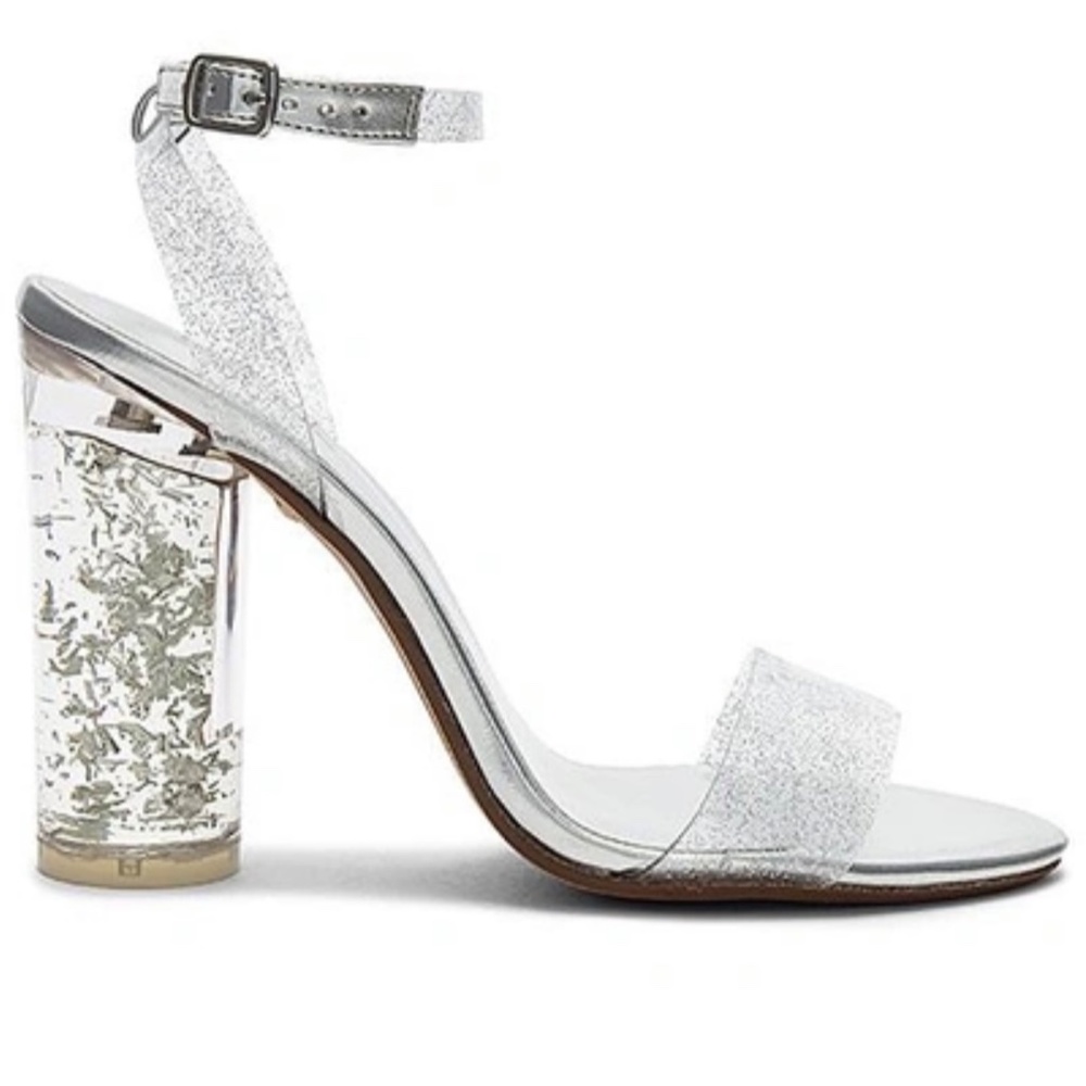 Raye Sammy Heel In Metallic Silver - Picture 5 of 7